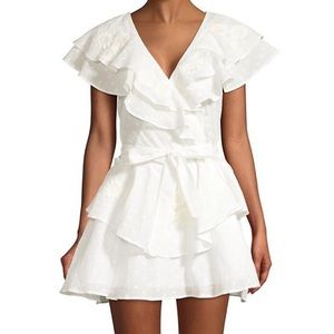 Innika Choo Pi Furlunche Cotton Ruffle Dress